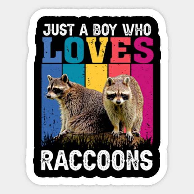 Playful Panache Raccoon Graphic Top Sticker by BoazBerendse insect